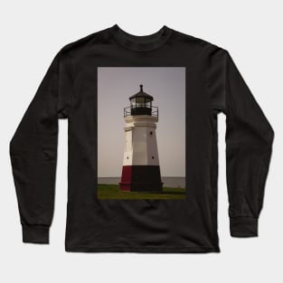 Vintage Vermilion Lighthouse Long Sleeve T-Shirt